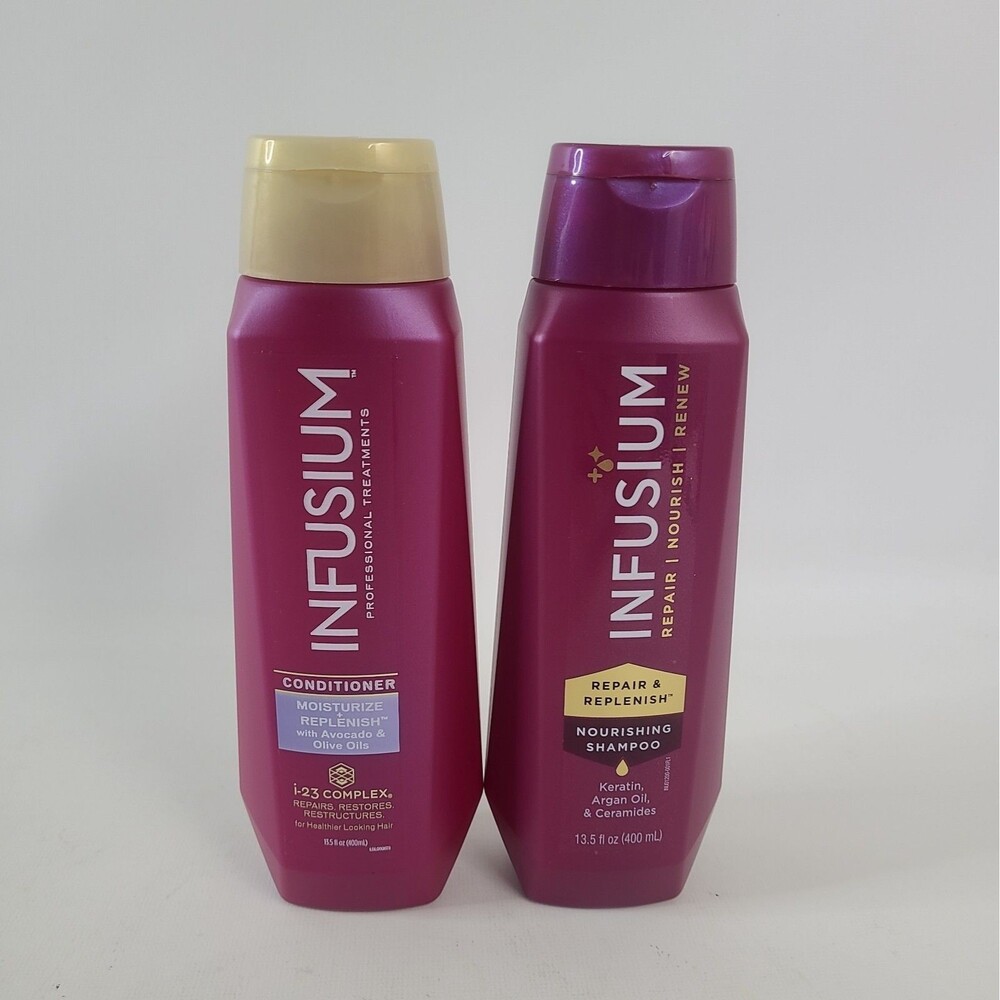 Infusium Repair Replenish Moisturize Shampoo & Conditioner 13.5 Fl oz